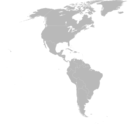 North and South America